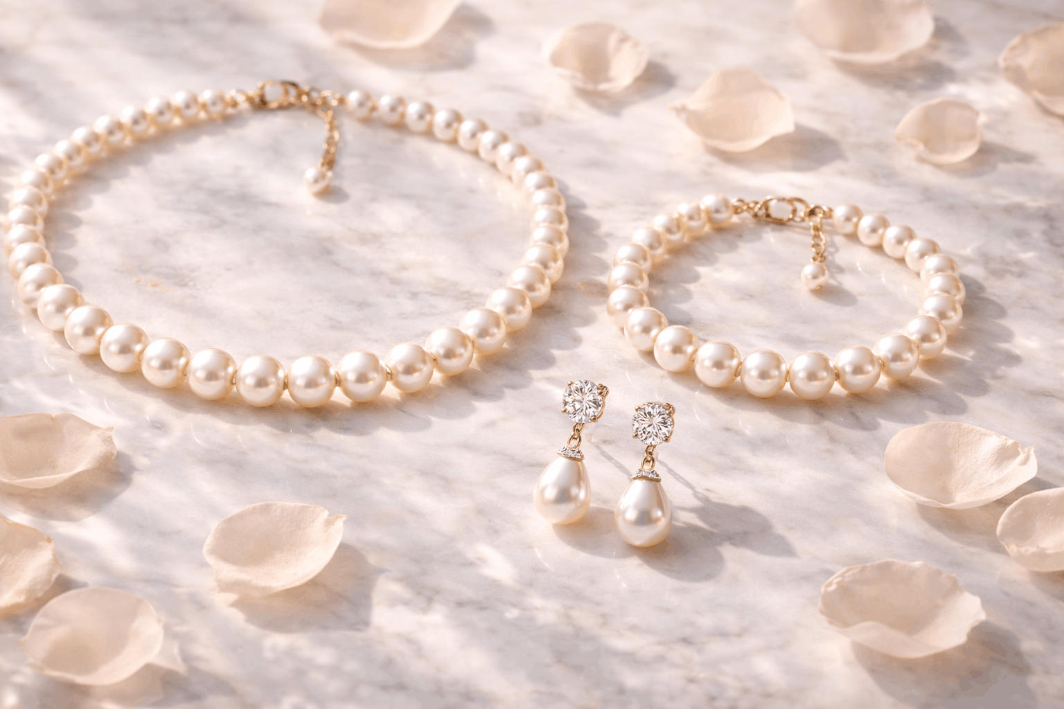 Die wichtigsten Teile in Brautschmuck-Sets