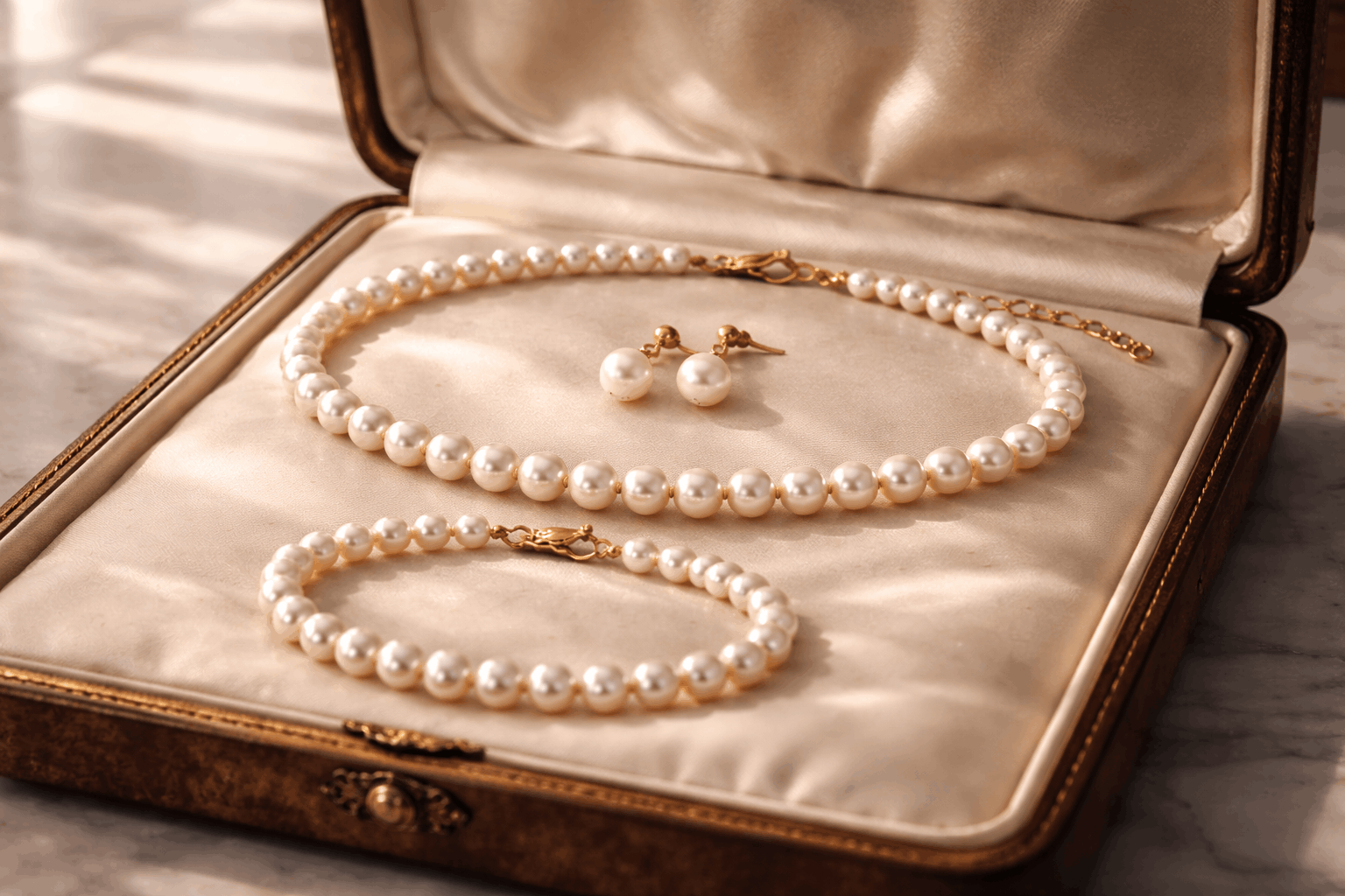 pearlsonly-blog-126-image-4-pearl - Klassische weiße Perlen-Sets für Bräute - Perlen Schmuck - pearlsonly