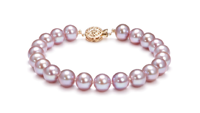 View Lavendelfarbenes Süßwasserperlenarmband collection