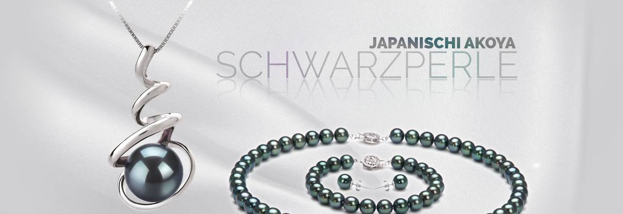 PearlsOnly Schwarze japanische Akoya-Perlen