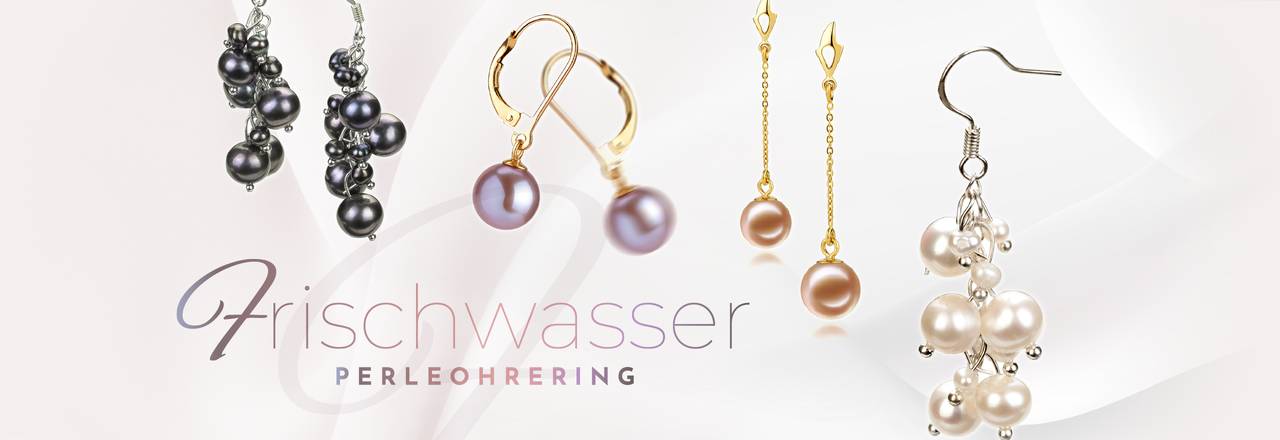 PearlsOnly Süßwasserperlen-Ohrringe